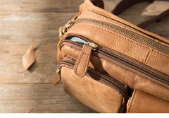 Leather Mens FANNY PACK MENS WAIST BAG HIP PACK BELT BAG FOR MEN - iwalletsmen