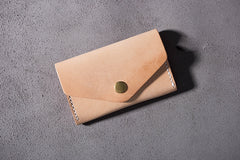 Handmade Leather Mens Cool billfold Wallet Card Holder Small Card Slim Wallets for Men