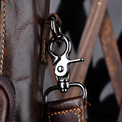 Leather Belt Pouch Mens Small Cases Waist Bag Hip Pack Belt Bag Fanny Pack Bumbag for Men