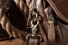 Leather Belt Pouch Mens Small Cases Waist Bag Hip Pack Belt Bag Fanny Pack Bumbag for Men