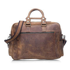 Genuine Leather Mens Cool Messenger Bag Work Bag Satchel Bag Briefcase Bag for men