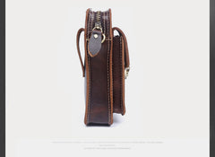 Leather Belt Pouch Mens Small Cases Waist Bag Hip Pack Belt Bag Fanny Pack Bumbag for Men