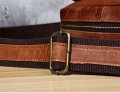 Genuine Leather Mens Cool Messenger Bag Small Bag Chest Bag Bike Bag Cycling Bag for men