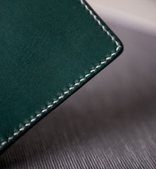 Handmade Leather Mens Cool Slim Leather Wallet Men Small Wallets Bifold for Men Women