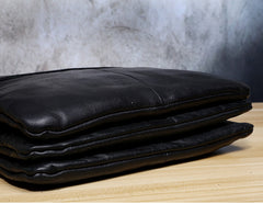 Genuine Leather Mens Cool Messenger Bag Chest Bag Bike Bag Cycling Bag for men