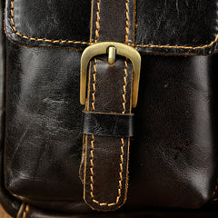 Leather Fanny Pack Mens Waist Bag Hip Pack Belt Bag Bumbag for Men