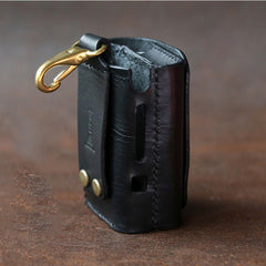 Cool Leather Mens IQOS Cigarette Case With Belt Loop IQOS Holder Belt Clip for Men - iwalletsmen