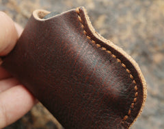Cool Mens Leather Zippo Lighter Case Zippo lighter Holder with clip - iwalletsmen