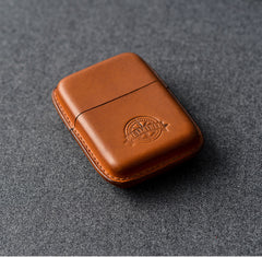 Cool Green Leather Mens 14pcs Cigarette Holder Case Cool Custom Cigarette Case for Men - iwalletsmen