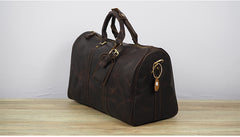 Cool Leather Mens Weekender Bags Vintage Travel Bags Duffle Bag for Men - iwalletsmen