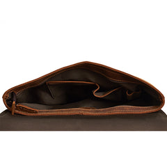 Vintage Mens Leather Briefcase Business Handbag Shoulder Bags For Men - iwalletsmen