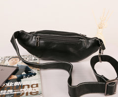 Leather Mens FANNY PACK MENS WAIST BAG HIP PACK BELT BAG FOR MEN - iwalletsmen