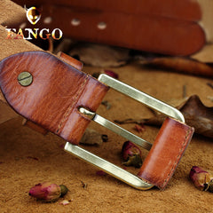 Handmade Genuine Leather Mens Leather Men Brown Black Belt for Men Cool Leather Belt