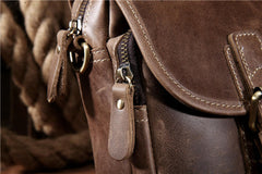 Leather Belt Pouch Mens Small Cases Waist Bag Hip Pack Belt Bag Fanny Pack Bumbag for Men