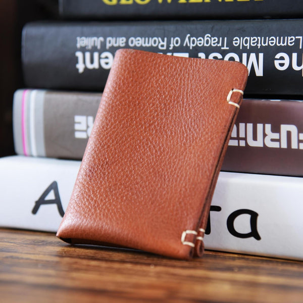 Handmade Leather Mens Cool Wallet Men Slim Wallets Front Pocket Wallet for Men - iwalletsmen