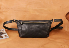 Leather Mens FANNY PACK MENS WAIST BAG HIP PACK BELT BAG FOR MEN - iwalletsmen