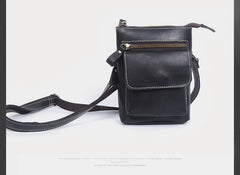 Leather Belt Pouch Mens Small Cases Waist Bag Hip Pack Belt Bag Fanny Pack Bumbag for Men