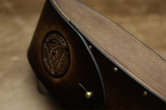 Handmade Mens Womens Tooled The All-Seeing Eye Owl Wooden Leather Glasses Case Glasses Box Glasses Holder Eyeglass Case
