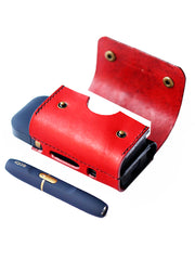 Cool Leather Mens IQOS Cigarette Case With Belt Clip IQOS Holder Belt Loop for Men - iwalletsmen