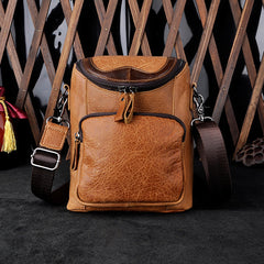 Leather Belt Pouch Mens Small Cases Waist Bag Hip Pack Belt Bag Fanny Pack Bumbag for Men