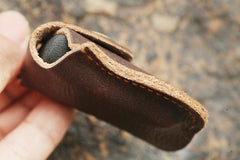 Cool Mens Leather Zippo Lighter Case Zippo lighter Holder with clip - iwalletsmen