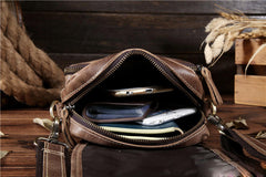 Leather Belt Pouch Mens Small Cases Waist Bag Hip Pack Belt Bag Fanny Pack Bumbag for Men