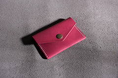 Handmade Leather Mens Cool billfold Wallet Card Holder Small Card Slim Wallets for Men - iwalletsmen
