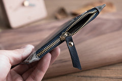 Handmade Leather Mens Cool billfold Wallet Card Holder Small Card Slim Wallets for Men