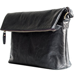 Genuine Leather Mens Cool Messenger Bag iPad Bag Chest Bag Bike Bag Cycling Bag for men - iwalletsmen