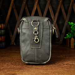 Leather Belt Pouch Mens Small Cases Waist Bag Hip Pack Belt Bag Fanny Pack Bumbag for Men