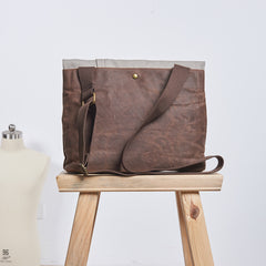 Mens Canvas Cool Side Bag Messenger Bag Canvas Handbag Canvas Tote for Men - iwalletsmen