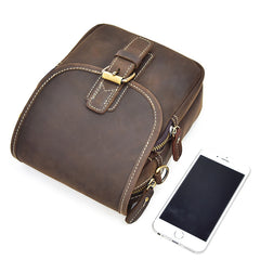Leather Belt Pouch Mens Small Cases Waist Bag Hip Pack Belt Bag Fanny Pack Bumbag for Men