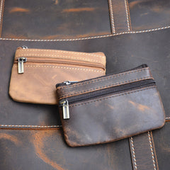 Genuine Leather Mens Wallet Cool billfold Card Coin Holder Wallet Purse for Mens - iwalletsmen