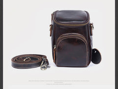 Leather Belt Pouch Mens Small Cases Waist Bag Hip Pack Belt Bag Fanny Pack Bumbag for Men