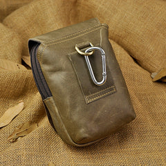 Leather Belt Pouch Mens Small Cases Waist Bag Hip Pack Belt Bag Fanny Pack Bumbag for Men