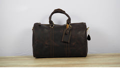 Cool Leather Mens Weekender Bags Vintage Travel Bags Duffle Bag for Men - iwalletsmen