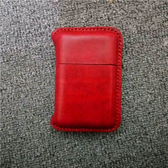 Cool Leather Mens 5pcs Cigarette Holder Case Vintage Custom Cigarette Case for Men - iwalletsmen