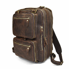 Genuine Leather Mens Cool Messenger Bag Work Bag Satchel Bag Briefcase Bag for men