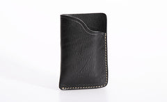 Handmade Leather Mens Cool billfold Wallet Card Holder Small Card Slim Wallets for Men