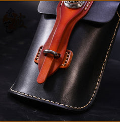 Leather Belt Pouch Mens Small Cases Waist Bag Hip Pack Belt Bag Fanny Pack Bumbag for Men