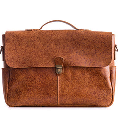 Genuine Leather Mens Cool Messenger Bag Work Bag Satchel Bag Briefcase Bag for men