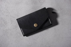 Handmade Leather Mens Cool billfold Wallet Card Holder Small Card Slim Wallets for Men