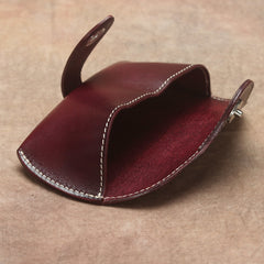 Handmade Mens Leather Glasses Case Glasses Box Glasses Holder For Men - iwalletsmen