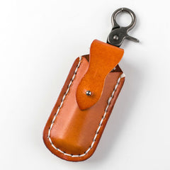 Handmade Leather Mens Cool Key Wallet Lighter Holder Pouch Key Holder for Men - iwalletsmen