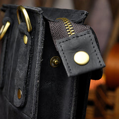 Leather Belt Pouch Mens Small Cases Waist Bag Hip Pack Belt Bag Fanny Pack Bumbag for Men