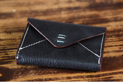 Handmade Mens Cool billfold Leather Wallet Men Small Card Slim Wallets Bifold for Men - iwalletsmen