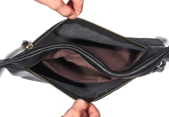 Leather Mens FANNY PACK MENS WAIST BAG HIP PACK BELT BAG FOR MEN - iwalletsmen