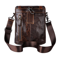 Leather Belt Pouch Mens Small Cases Waist Bag Hip Pack Belt Bag Fanny Pack Bumbag for Men