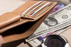 Handmade Leather Mens Cool Slim Leather Wallet Men Small Wallets Bifold for Men