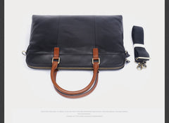 Genuine Leather Mens Cool Messenger Bag Briefcase Chest Bag Bike Bag Cycling Bag for men